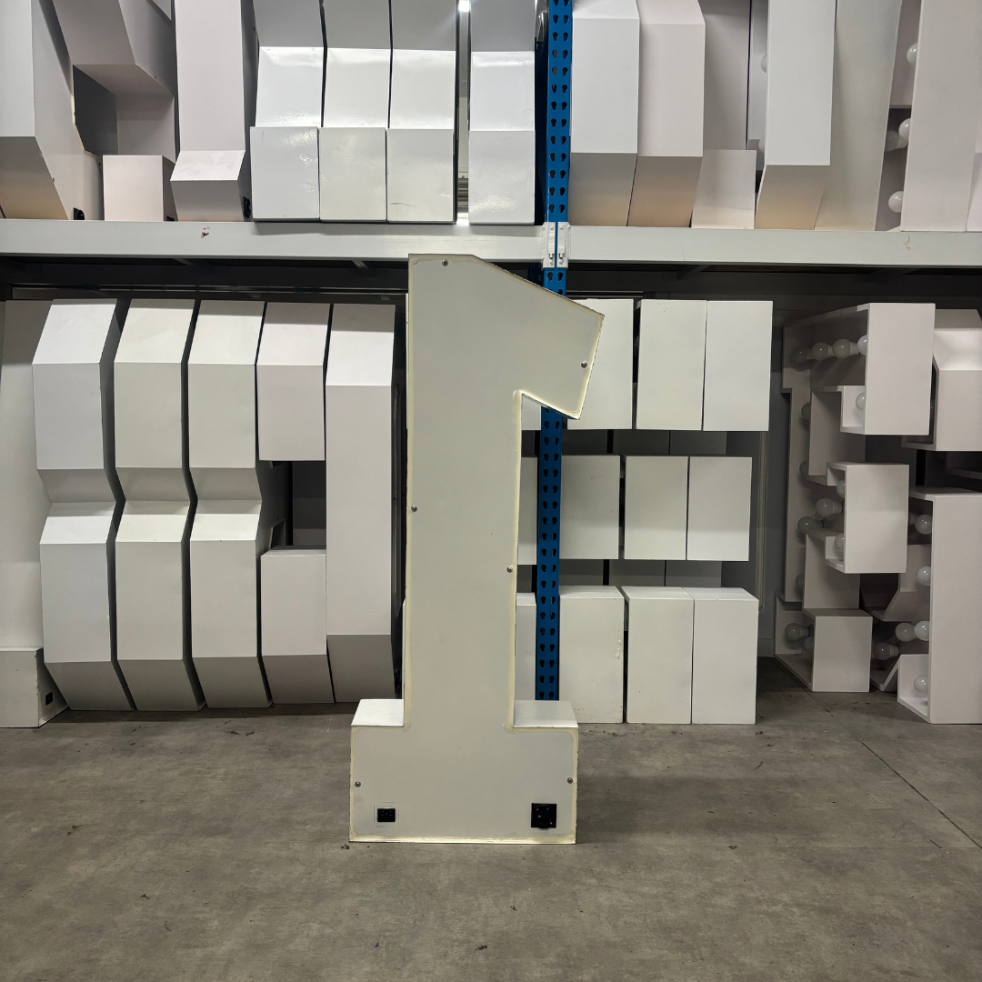 Chiffre Géant Lumineux "1" – Image 2