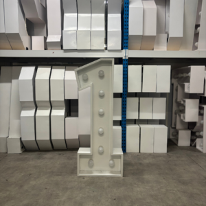 Chiffre Géant Lumineux "1"