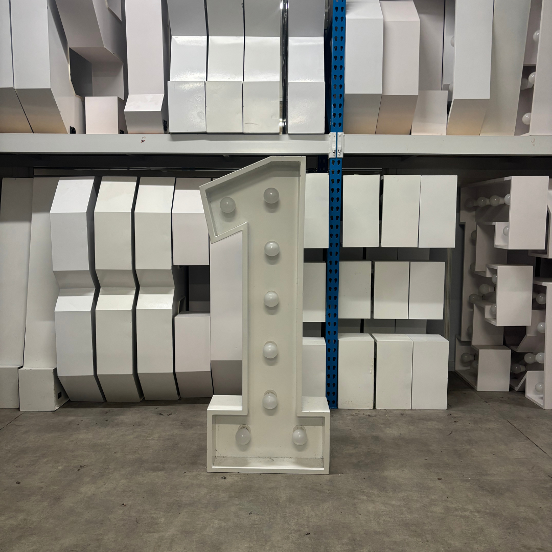 Chiffre Géant Lumineux "1"