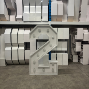 Chiffre Géant Lumineux "2"