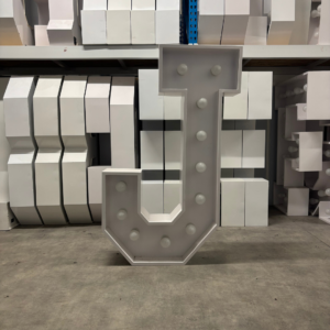 Lettre Géante Lumineuse "J"