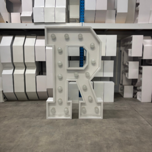 Lettre Géante Lumineuse "R"