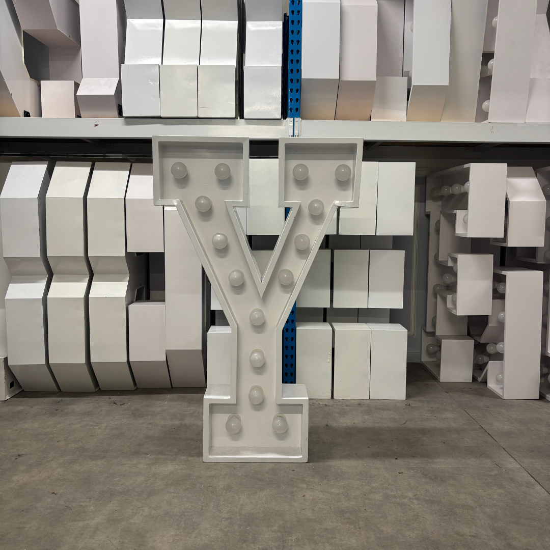 Lettre Géante Lumineuse "Y"
