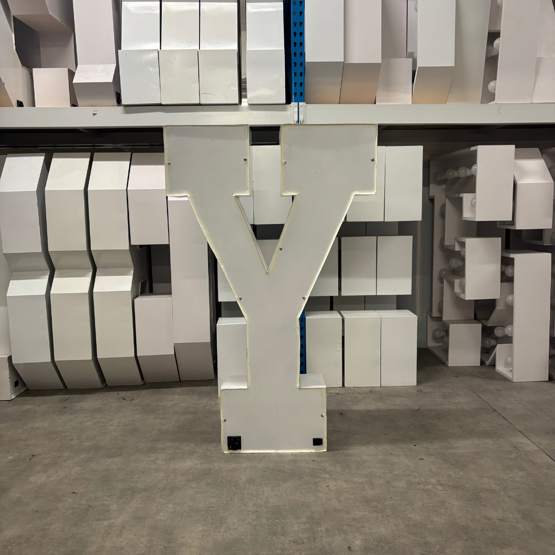 Lettre Géante Lumineuse "Y" – Image 2