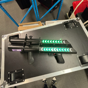 Pistolet à confettis Noir Led