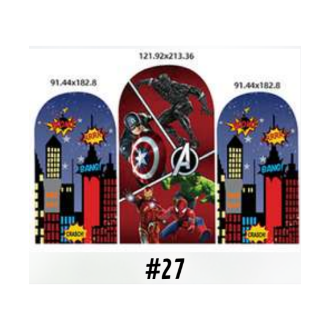 Set Housse Métal - Avengers / Spider Man