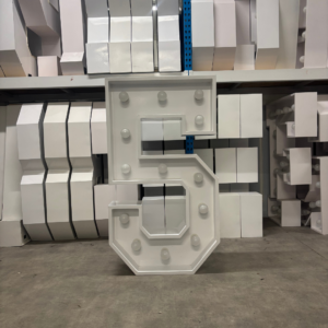 Chiffre Géant Lumineux "5"