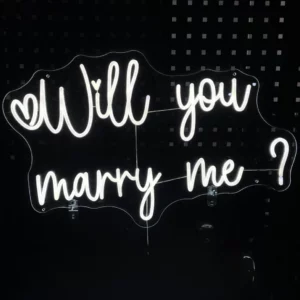 Led "Will you marry me"