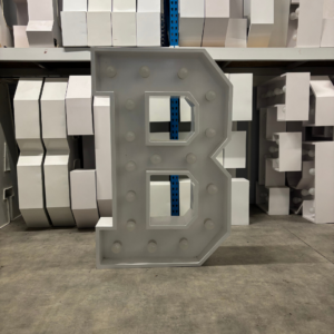 Lettre Géante Lumineuse "B"