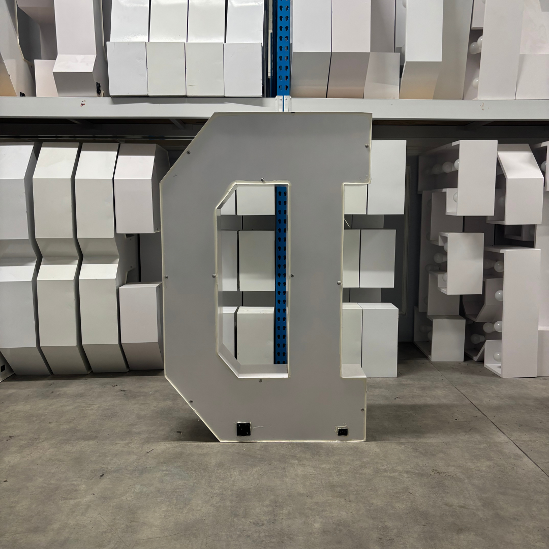 Lettre Géante Lumineuse "D" – Image 2