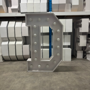 Lettre Géante Lumineuse "D"