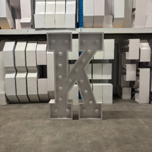 Lettre Géante Lumineuse "K"