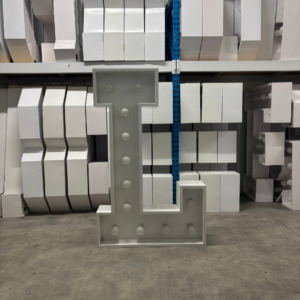 Lettre Géante Lumineuse "L"