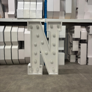 Lettre Géante Lumineuse "N"
