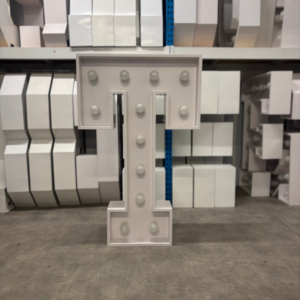 Lettre Géante Lumineuse "T"