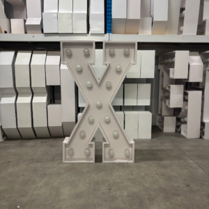 Lettre Géante Lumineuse "X"