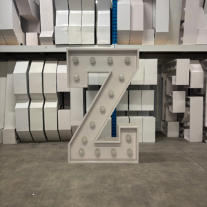 Lettre Géante Lumineuse "Z"