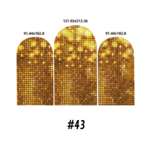 Set Housse Métal - Dorée brillant / Or brillant