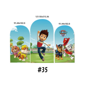 Set Housse Métal - Pat Patrouille Bleu / Pat Patrouille jardin