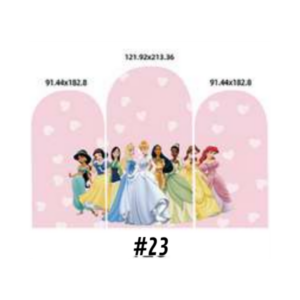 Set Housse Métal -  Princesses / Dégradé Rose