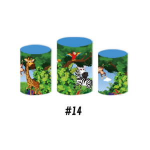 Set Housse rond Jungle