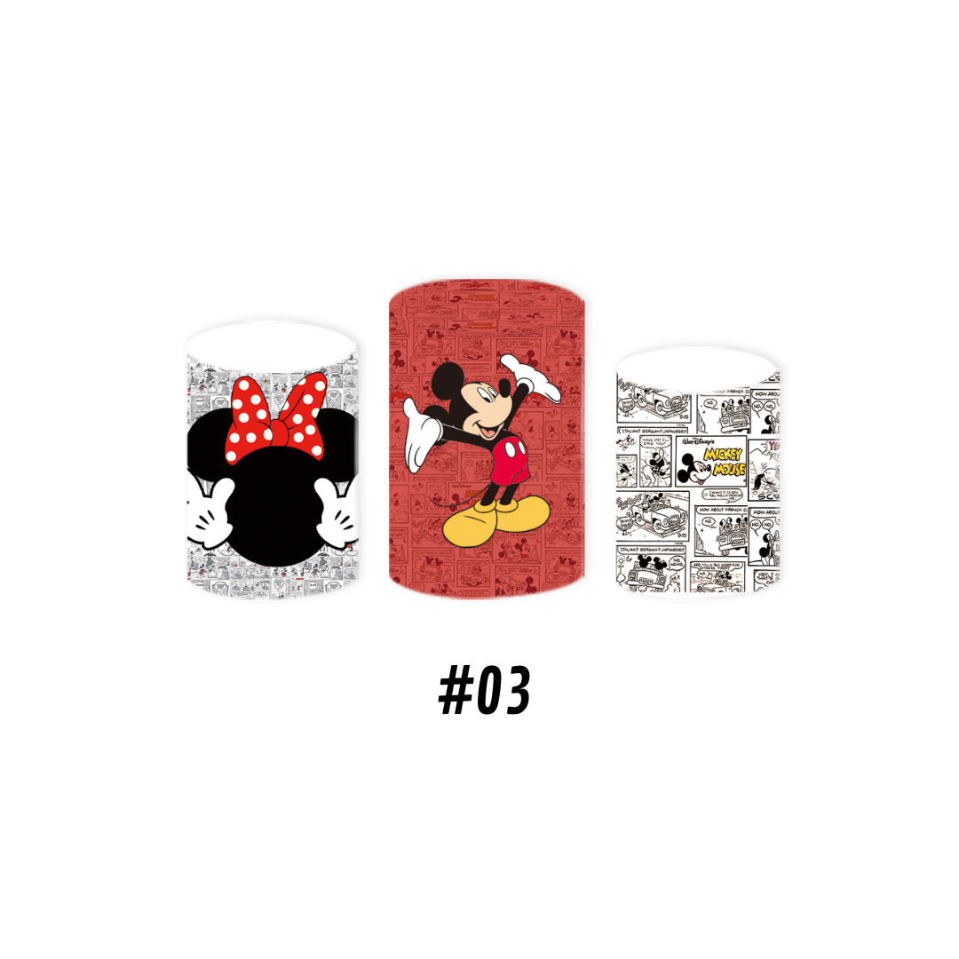 Set Housse rond Mickey/Minie