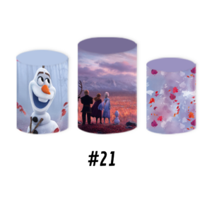 Set Housse rond Reine des neiges 1