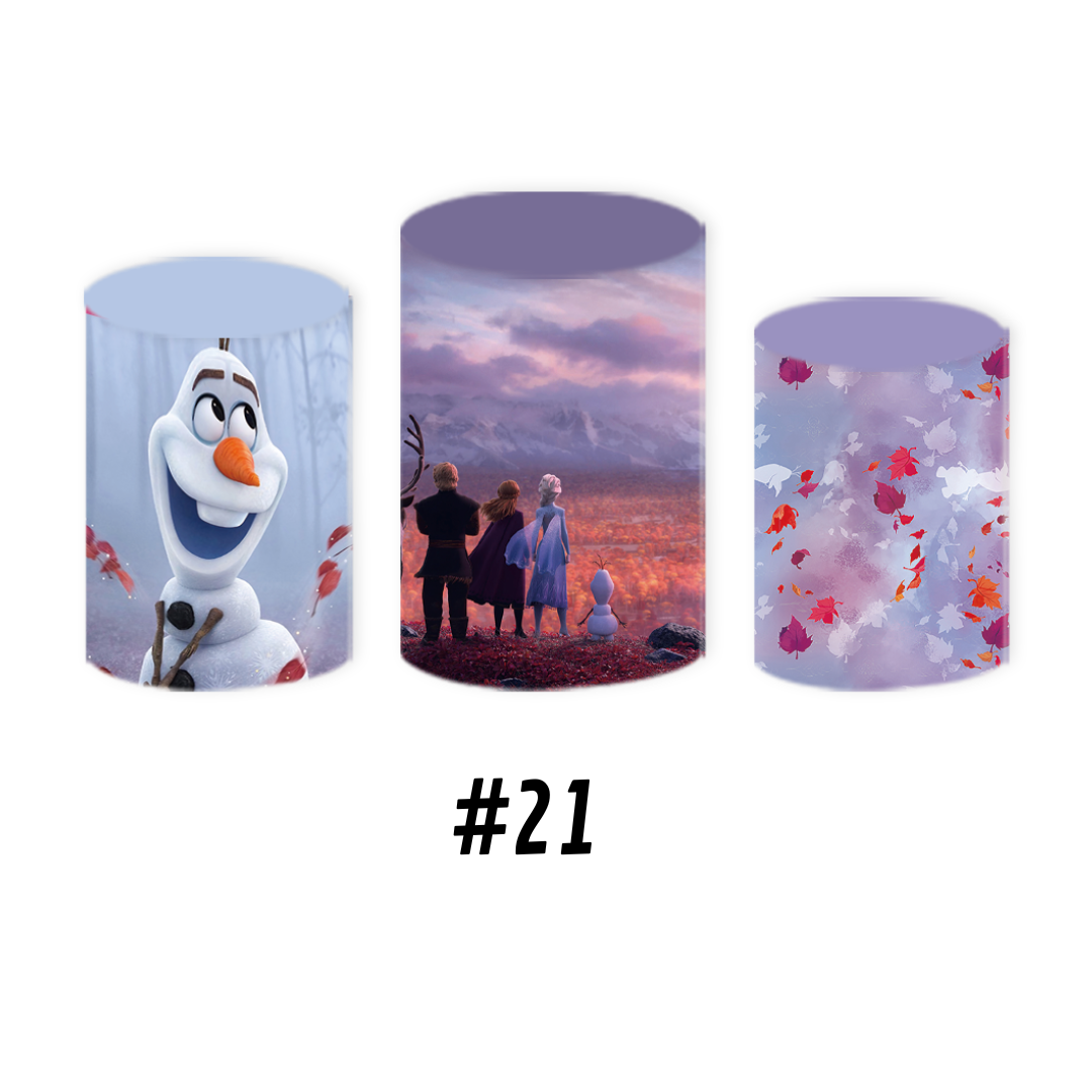 Set Housse rond Reine des neiges 1