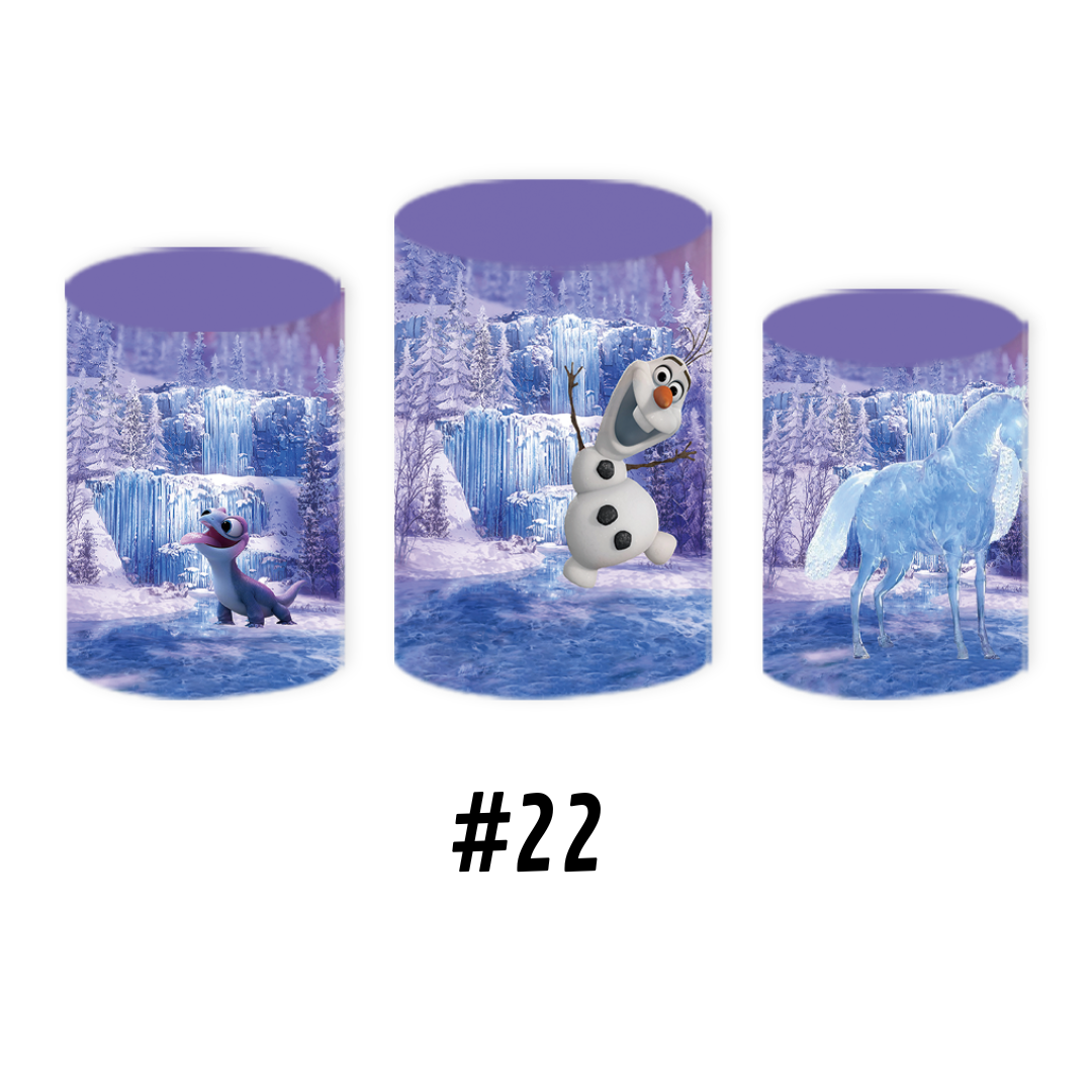 Set Housse rond Reine des neiges 2