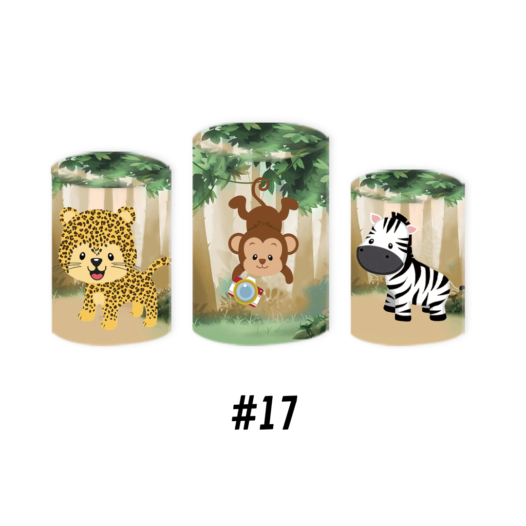 Set Housse rond Safari