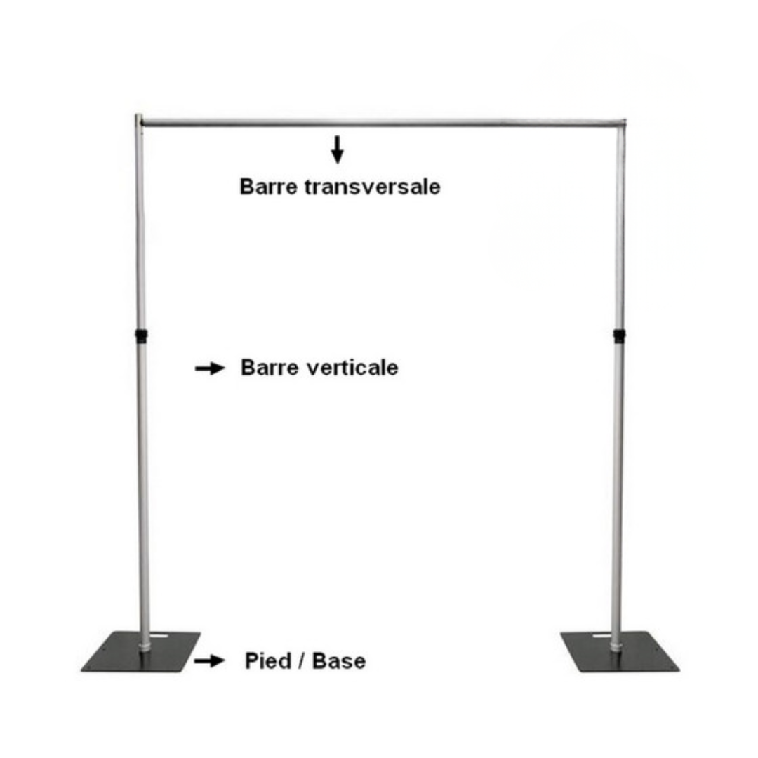 Structure barre transversale 2,40m à 4,20m – Image 2