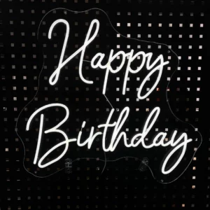 Led "Happy Birthday"